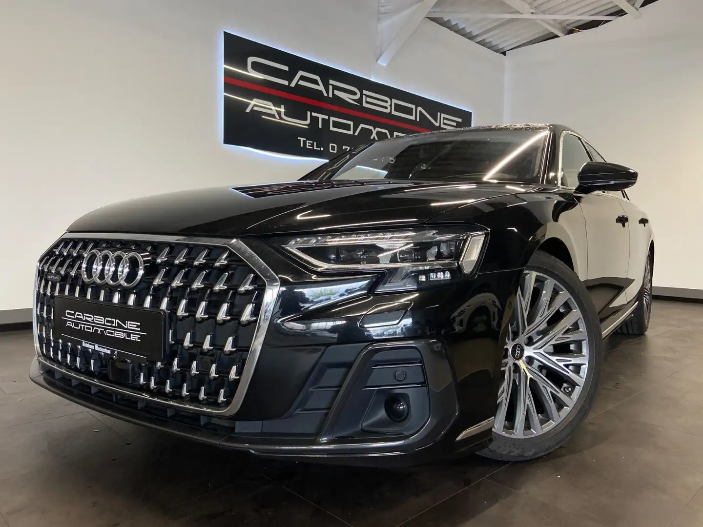 Audi A8 *HdUp*Nachtsicht*B&O*Fond*TV*Ambi* Schwarz - 1