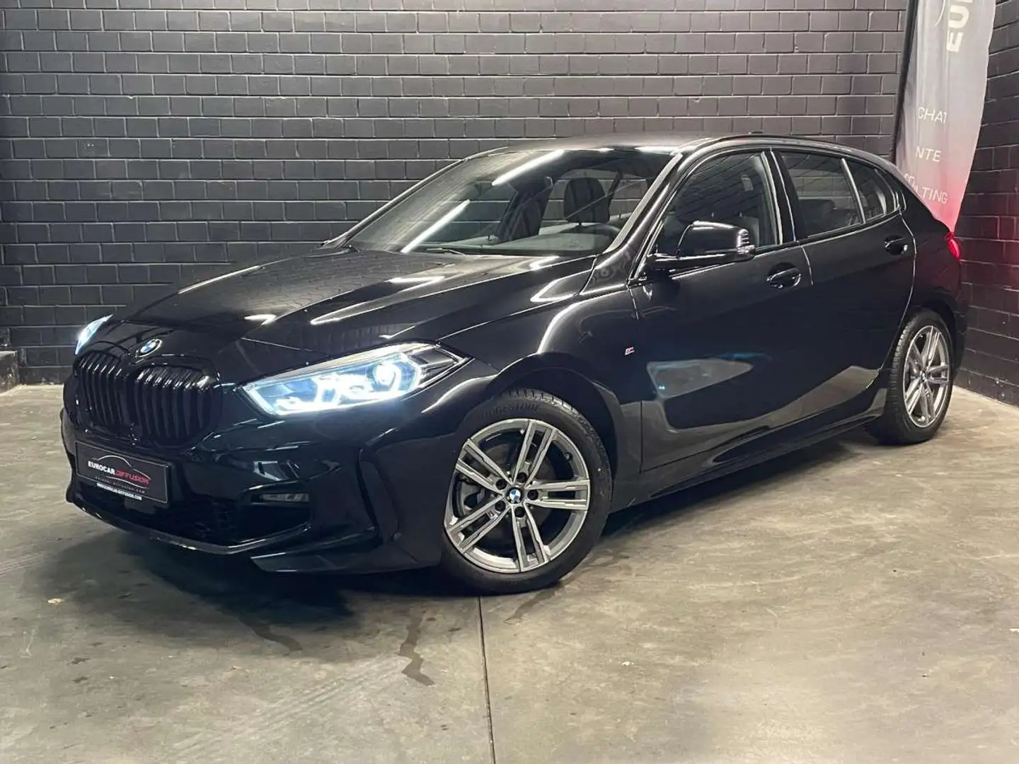 BMW 118 SERIE 1 118I M-SPORT AUTO 136 CV Noir - 1