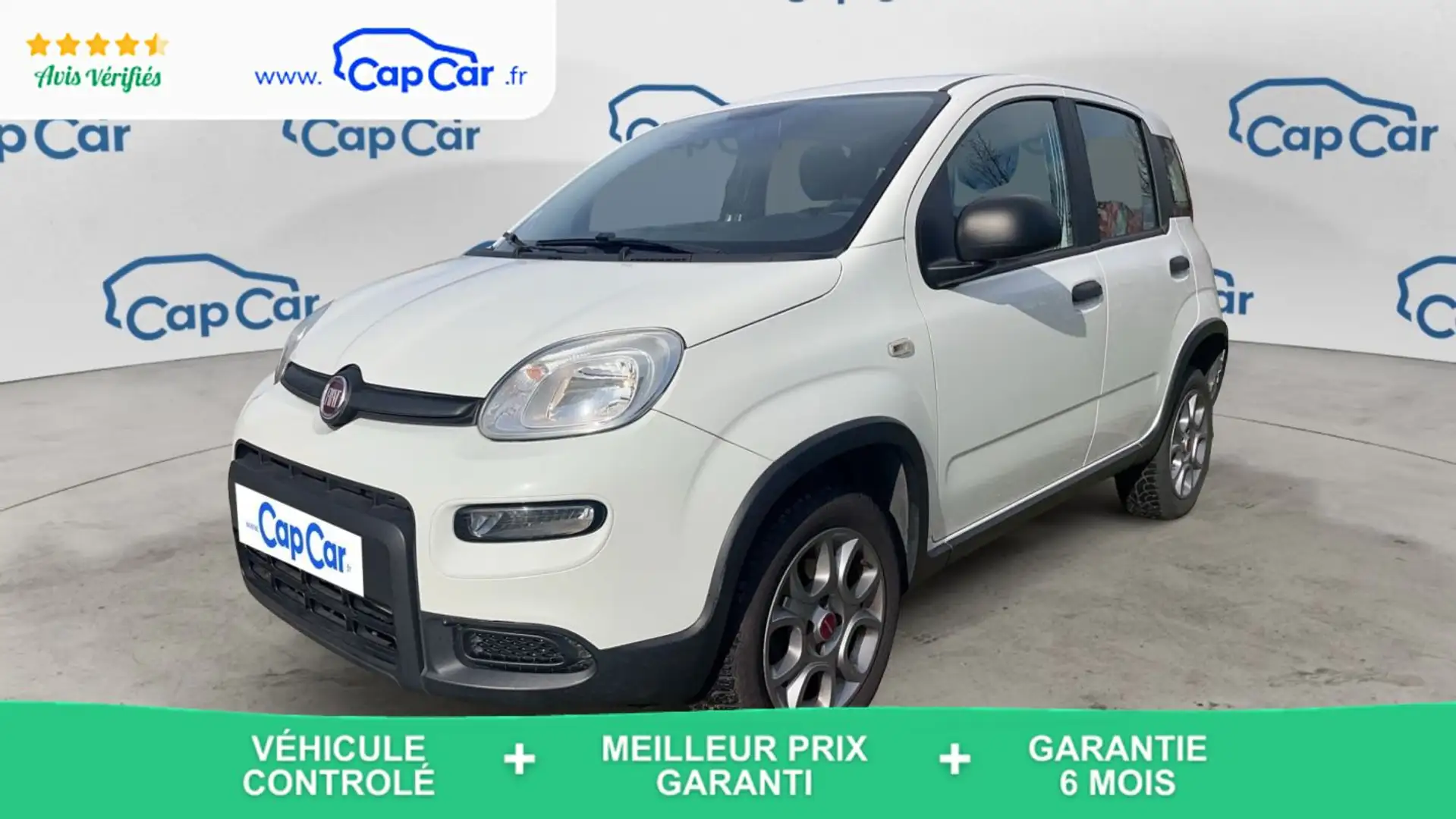 Fiat Panda II 0.9 TwinAir 85 4X4 Rock Blanc - 1