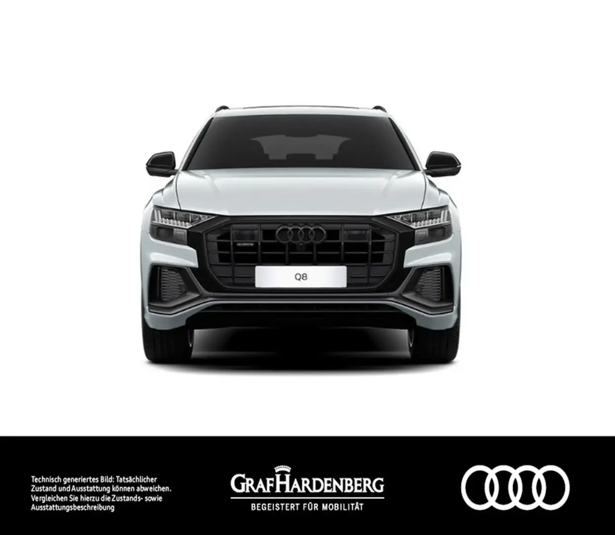 Audi Q8 50 TDI quattro S line Matrix Navi B&O HuD Weiß - 2