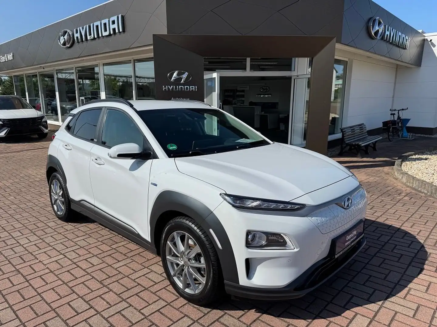 Hyundai KONA EV Premium Weiß - 1
