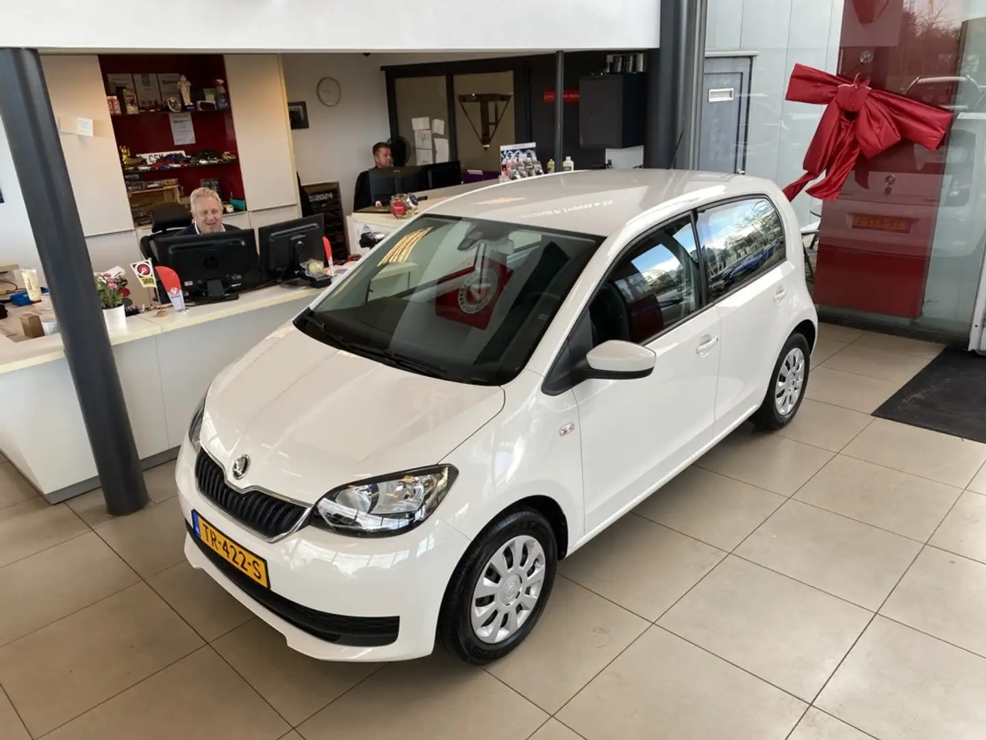 Skoda Citigo 1.0 Greentech Ambition,Airco,Cruisecontrol,Bluetoo Blanc - 2