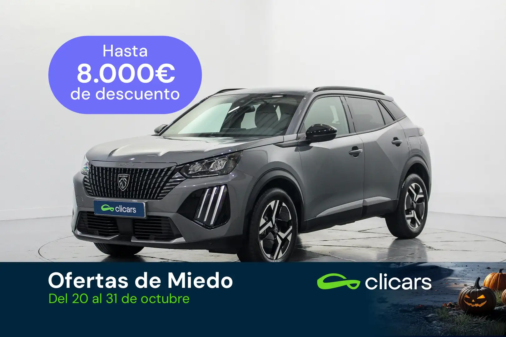 Peugeot 2008 1.2 PureTech S&S Allure 100 Gris - 1