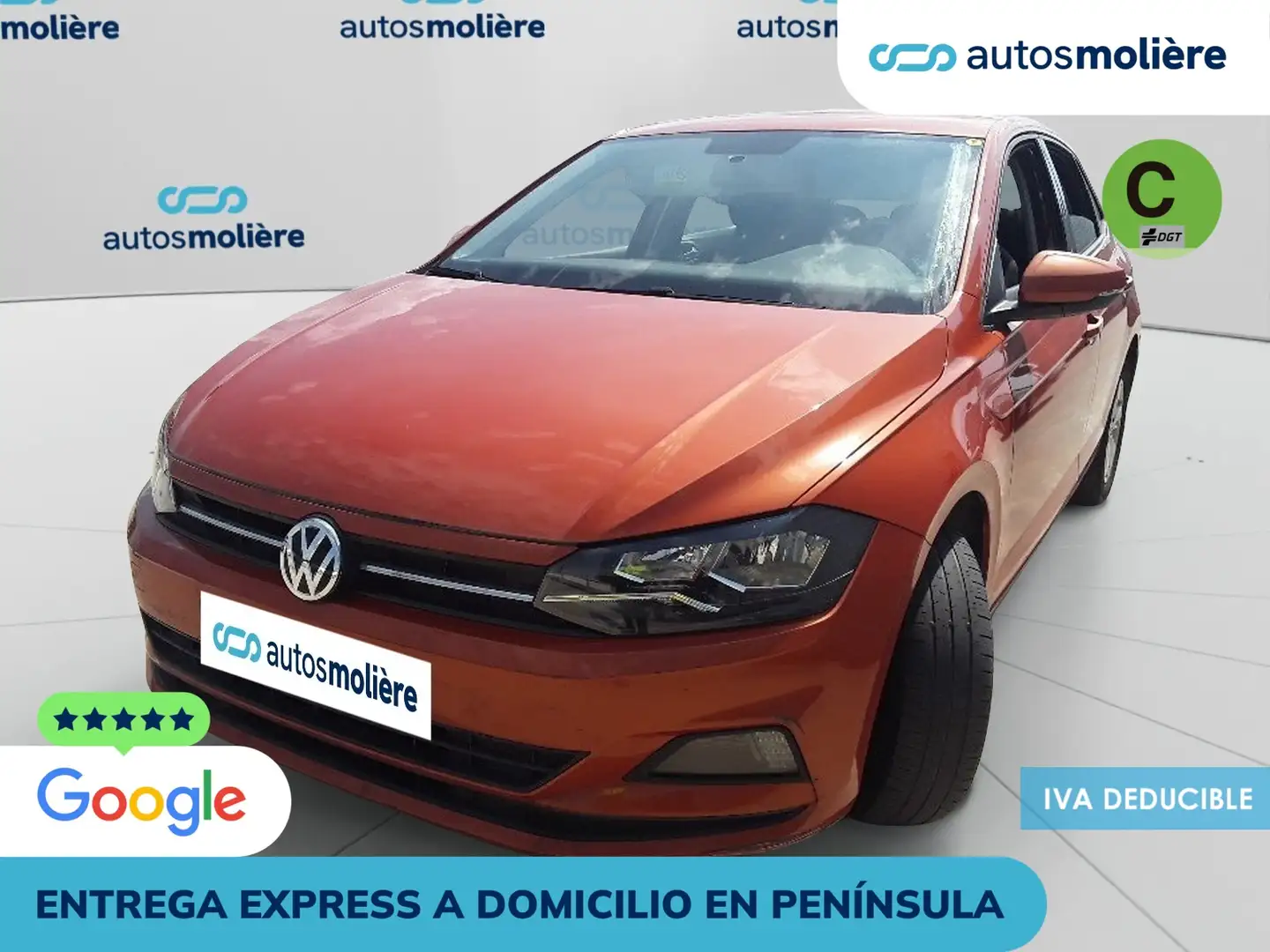 Volkswagen Polo 1.0 Advance 59kW Naranja - 1