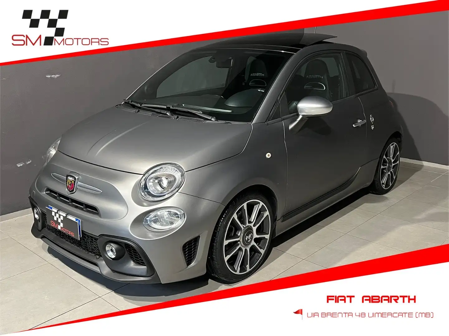Abarth 595 1.4 t-jet Turismo 165cv PRONTA CONSEGNA Gris - 1
