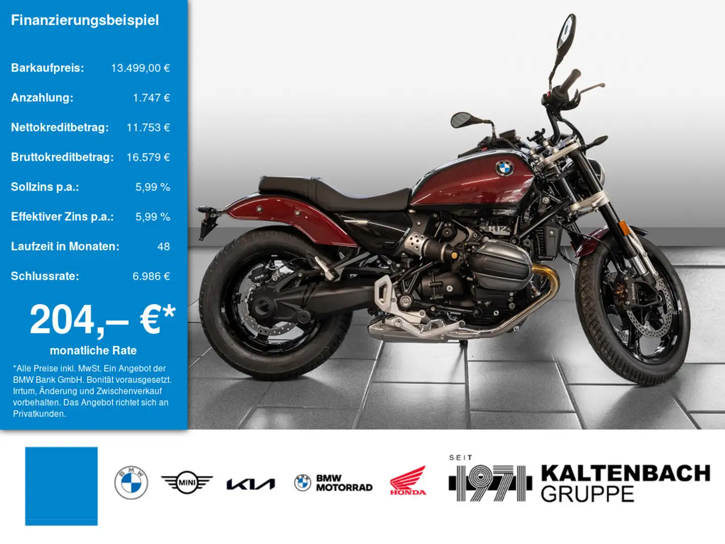 BMW R 12 KOMFORT-P. GRIFFHEIZUNG LED SCHEINWERFER Rouge - 1