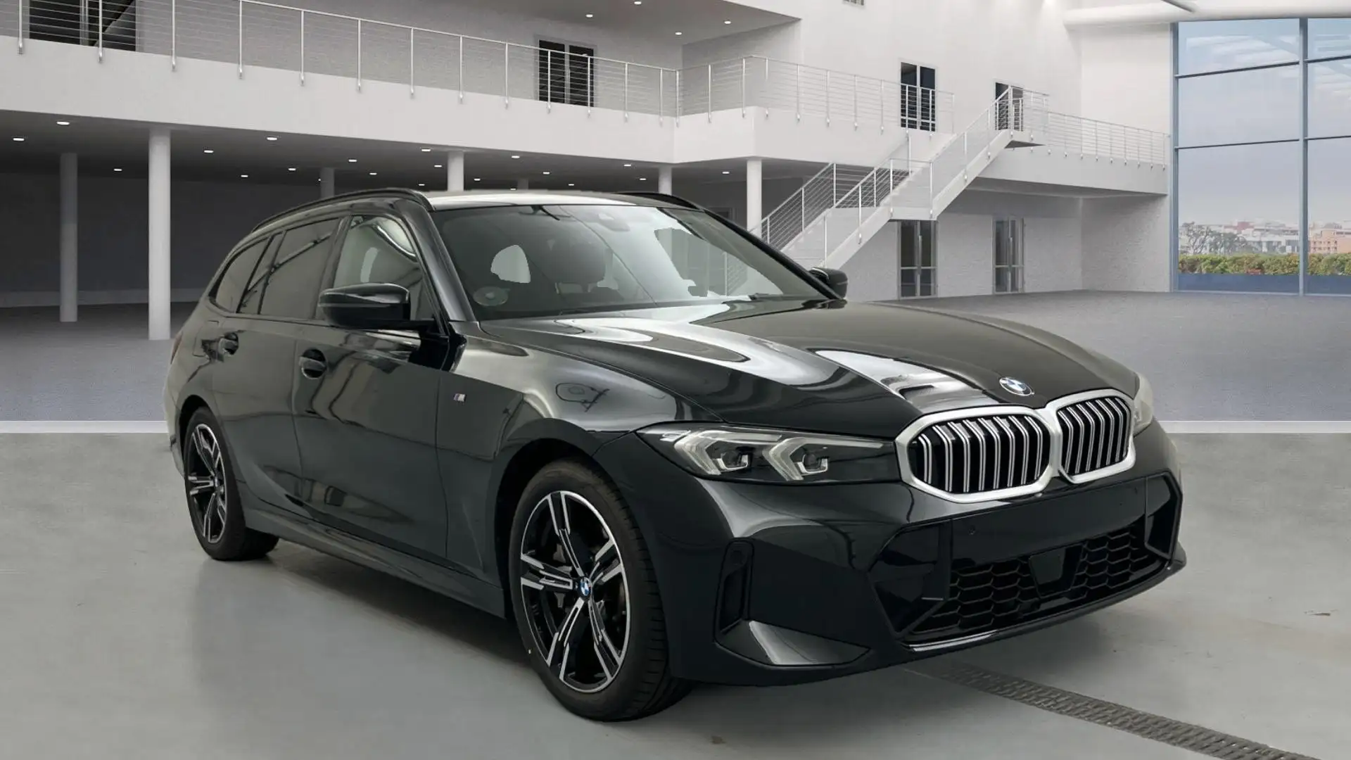 BMW 330 330 i xDrive Touring M Sport AHK Widescreen HiFi Nero - 2