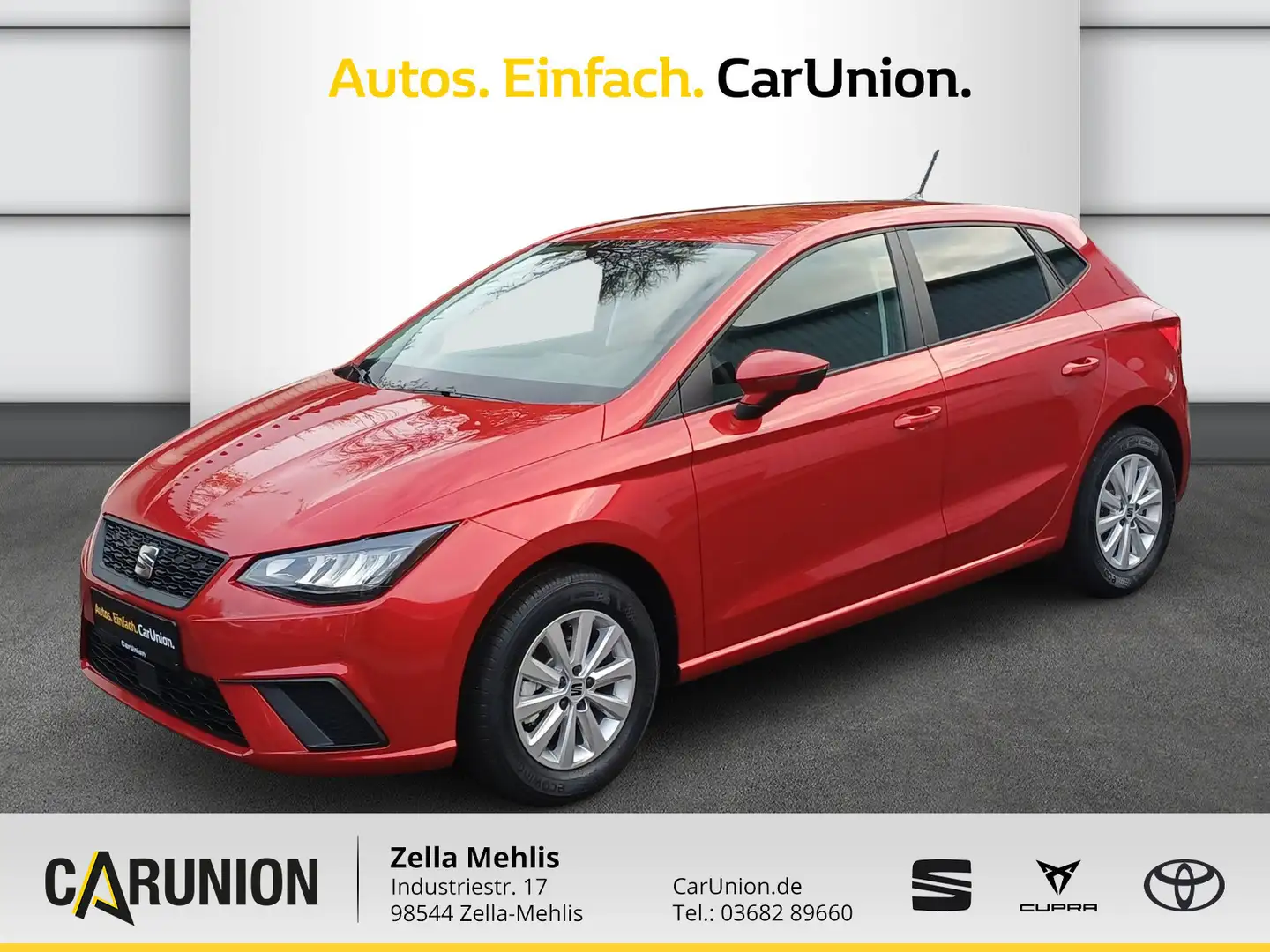 SEAT Ibiza Road Edition 1.0 TSI *KLIMA*NAVI*SITZH* Rot - 1