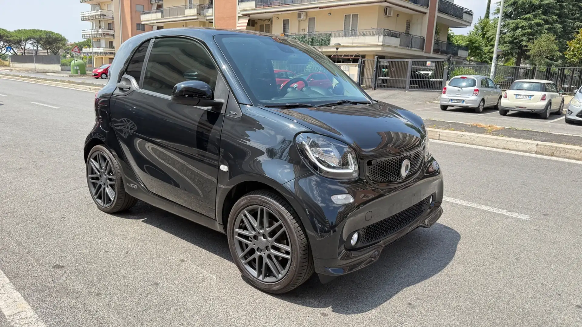 smart forTwo BRABUS 0.9 Turbo twinamic parisblue Xclusive LED N Nero - 2