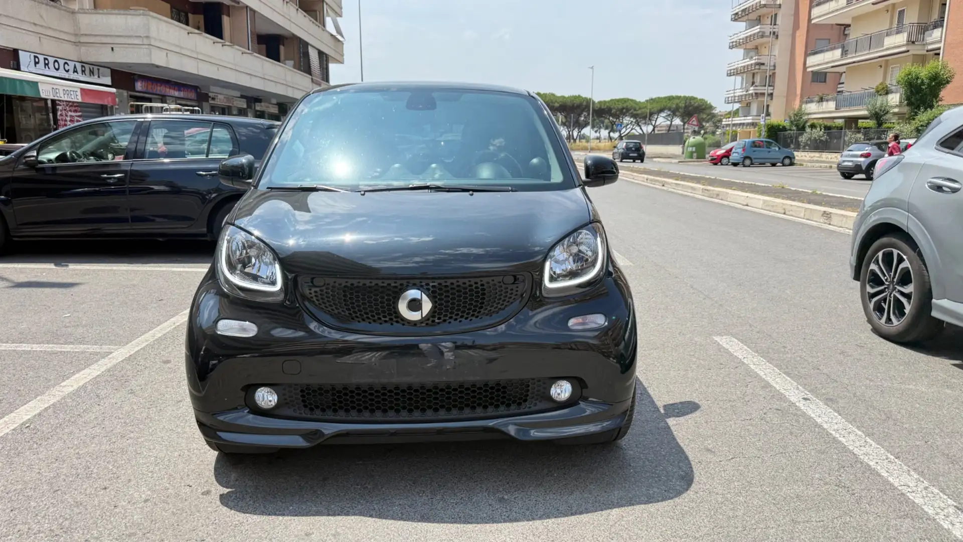 smart forTwo BRABUS 0.9 Turbo twinamic parisblue Xclusive LED N Nero - 1