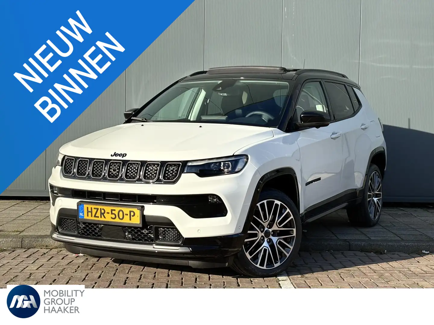 Jeep Compass 4xe 240 Plug-in Hybrid Electric Summit Apple carpl Blanc - 1