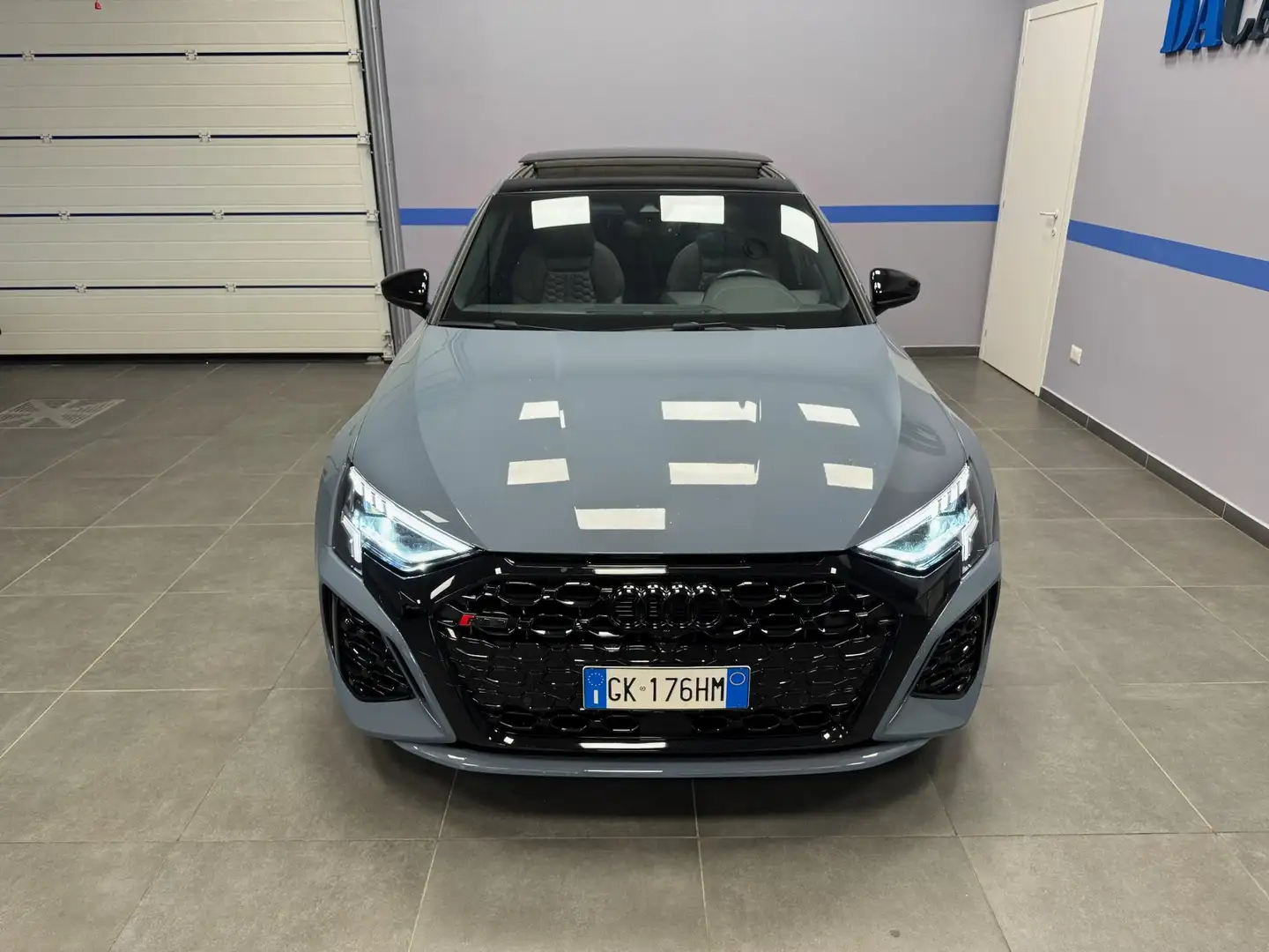 Audi RS3 RS3 SPB 2.5 Quattro S-tronic CARBO-TETTO-PELLE Grigio - 2