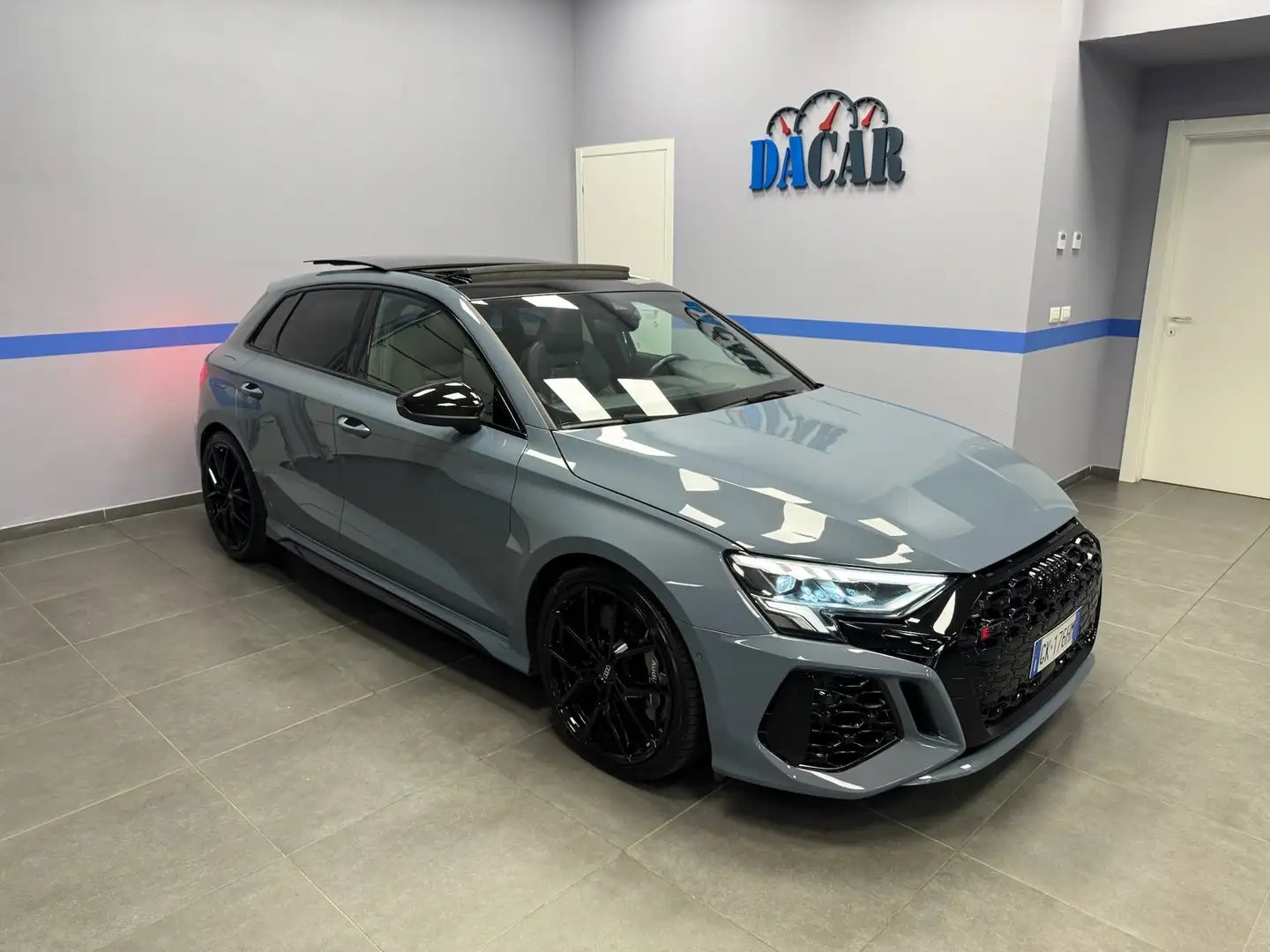 Audi RS3 RS3 SPB 2.5 Quattro S-tronic CARBO-TETTO-PELLE Grigio - 1