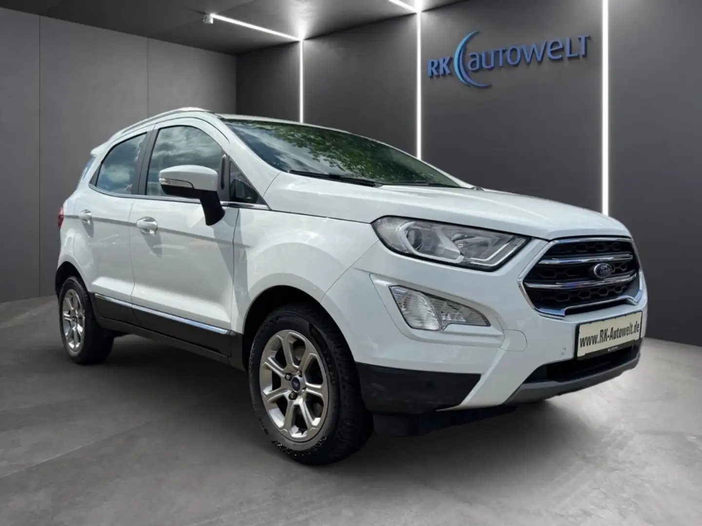 Ford EcoSport Titanium 1.0 EcoBoost AHK PDC Schiebedach SHZ Weiß - 2