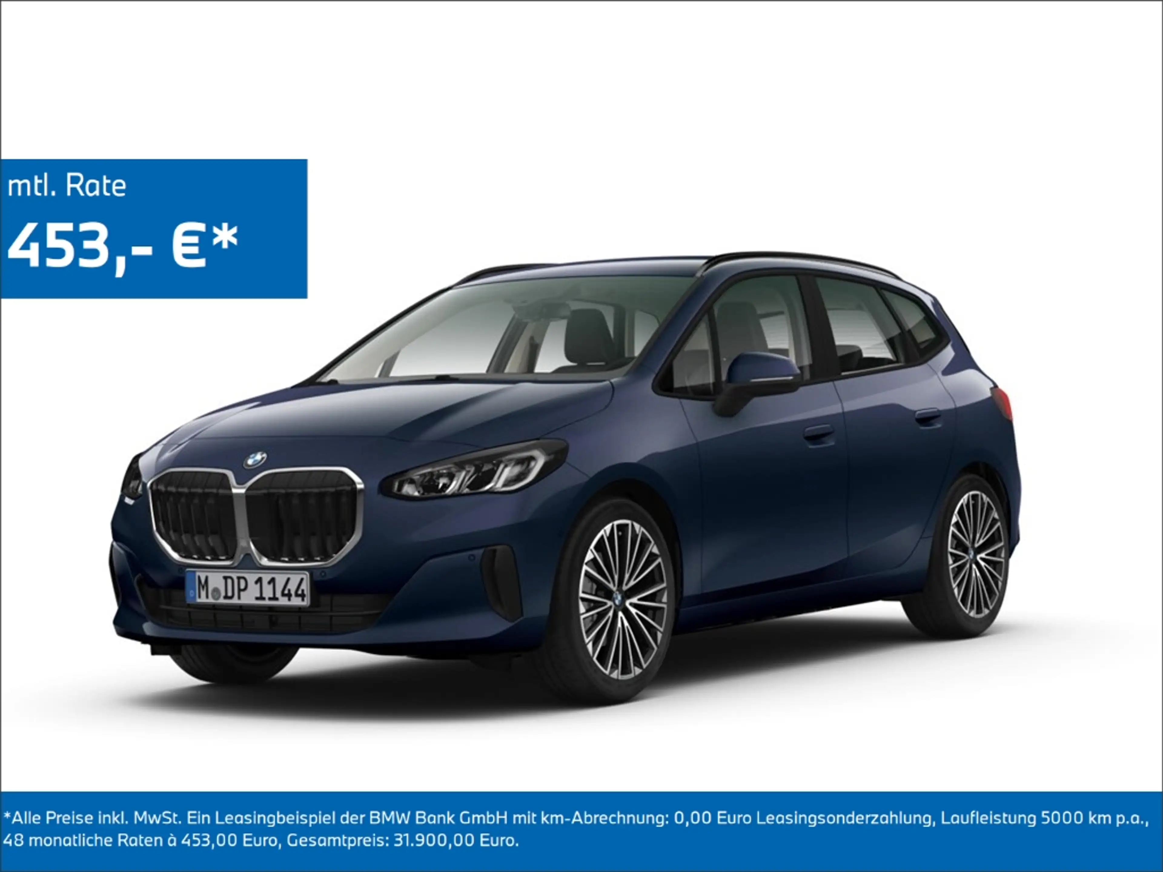 BMW 216 Active Tourer i Park-Assistent AHK-el. klappb. Nav