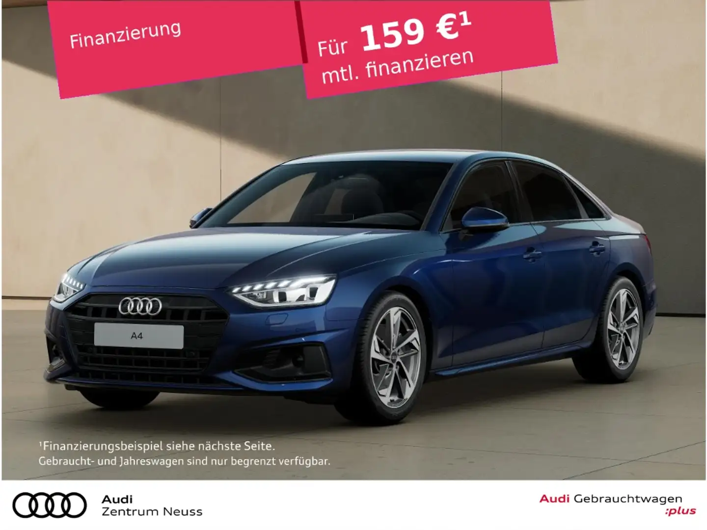Audi A4 Limo 40 TFSI S tronic Blau - 1