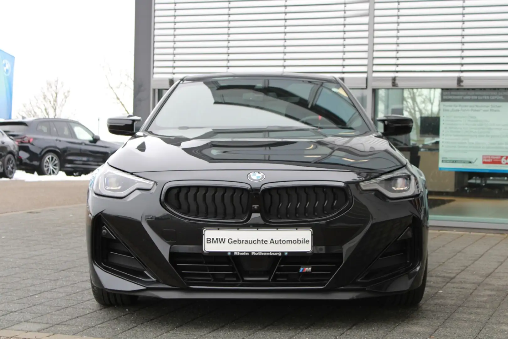 BMW 240 Mi xDrive Coupé M Sport HeadUp ACC 360 Cam SH Noir - 2