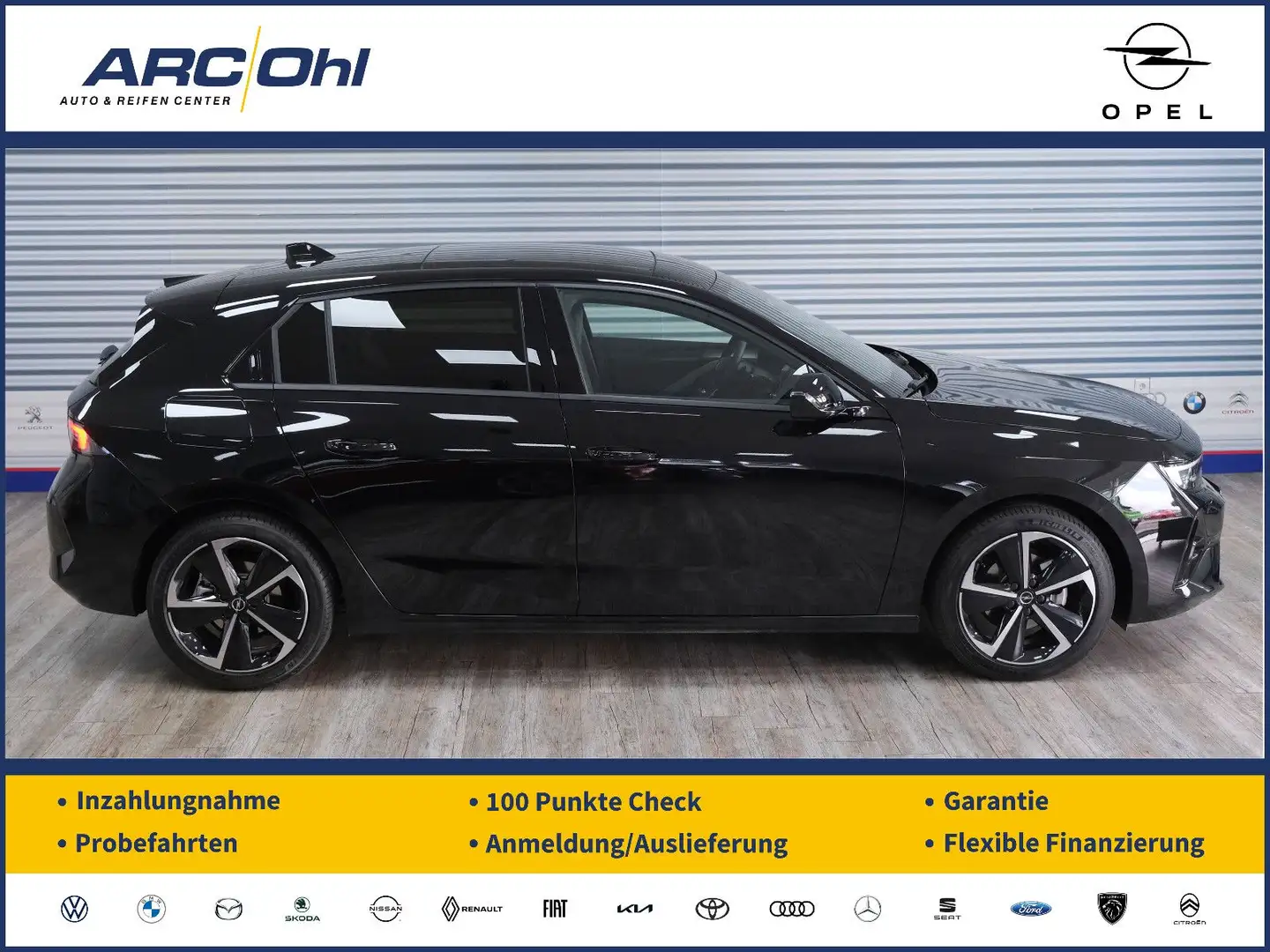 Opel Astra L 1.2 Ultimate GS *NAVI/HUD/HIFI/AHK/SCHIE Noir - 1