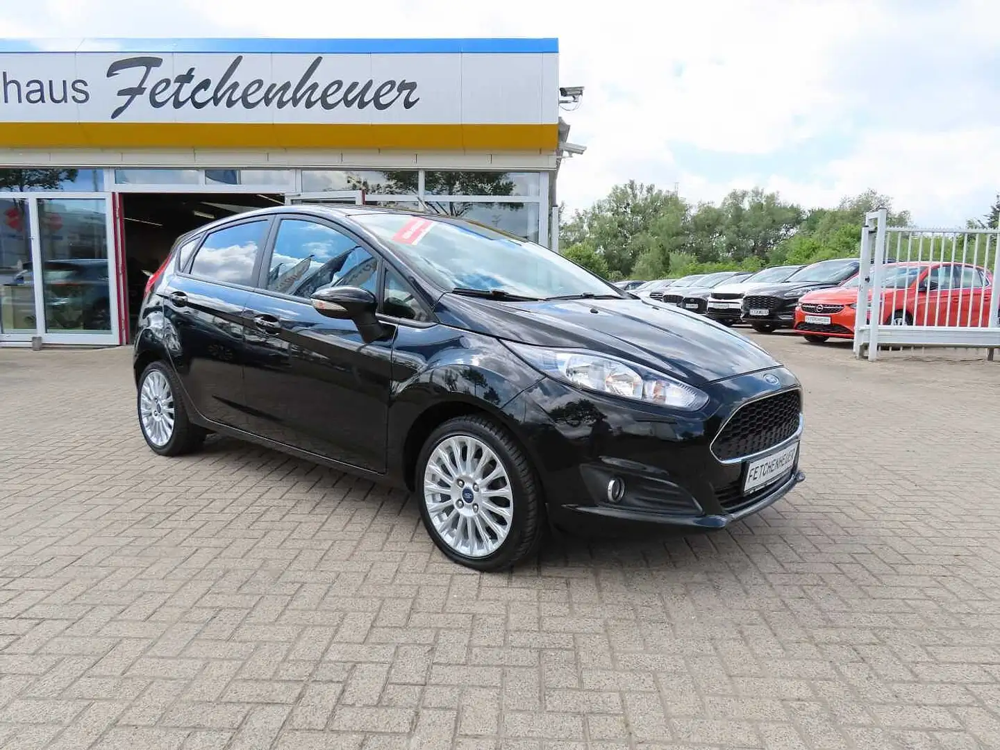 Ford Fiesta 1.4 Titan. KLIMAAUT+SHZ+TEMP+ALU+BEH.WSS Noir - 1