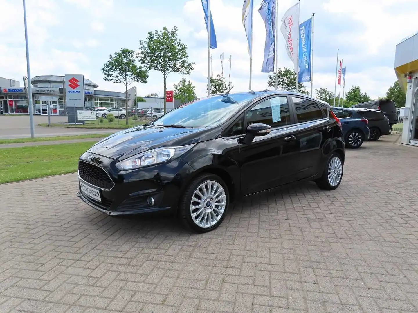 Ford Fiesta 1.4 Titan. KLIMAAUT+SHZ+TEMP+ALU+BEH.WSS Noir - 2