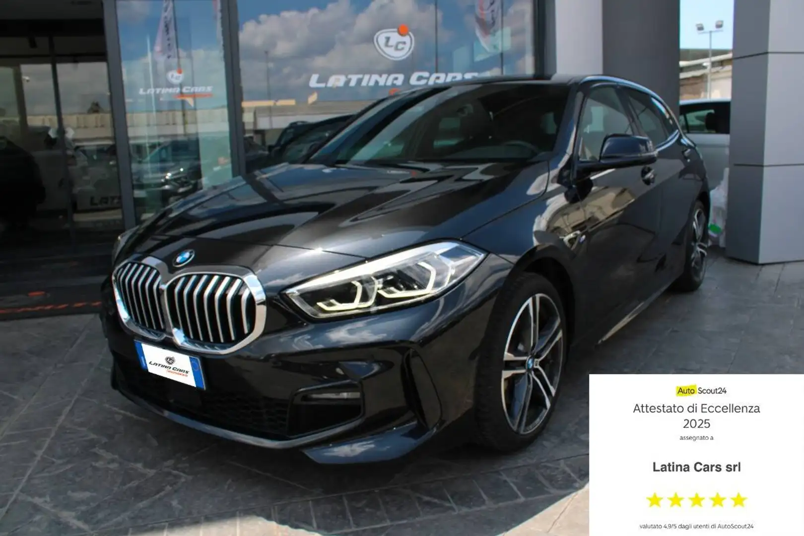 BMW 118 118d Msport AUTO CON NAVI E CARPLAY Nero - 1