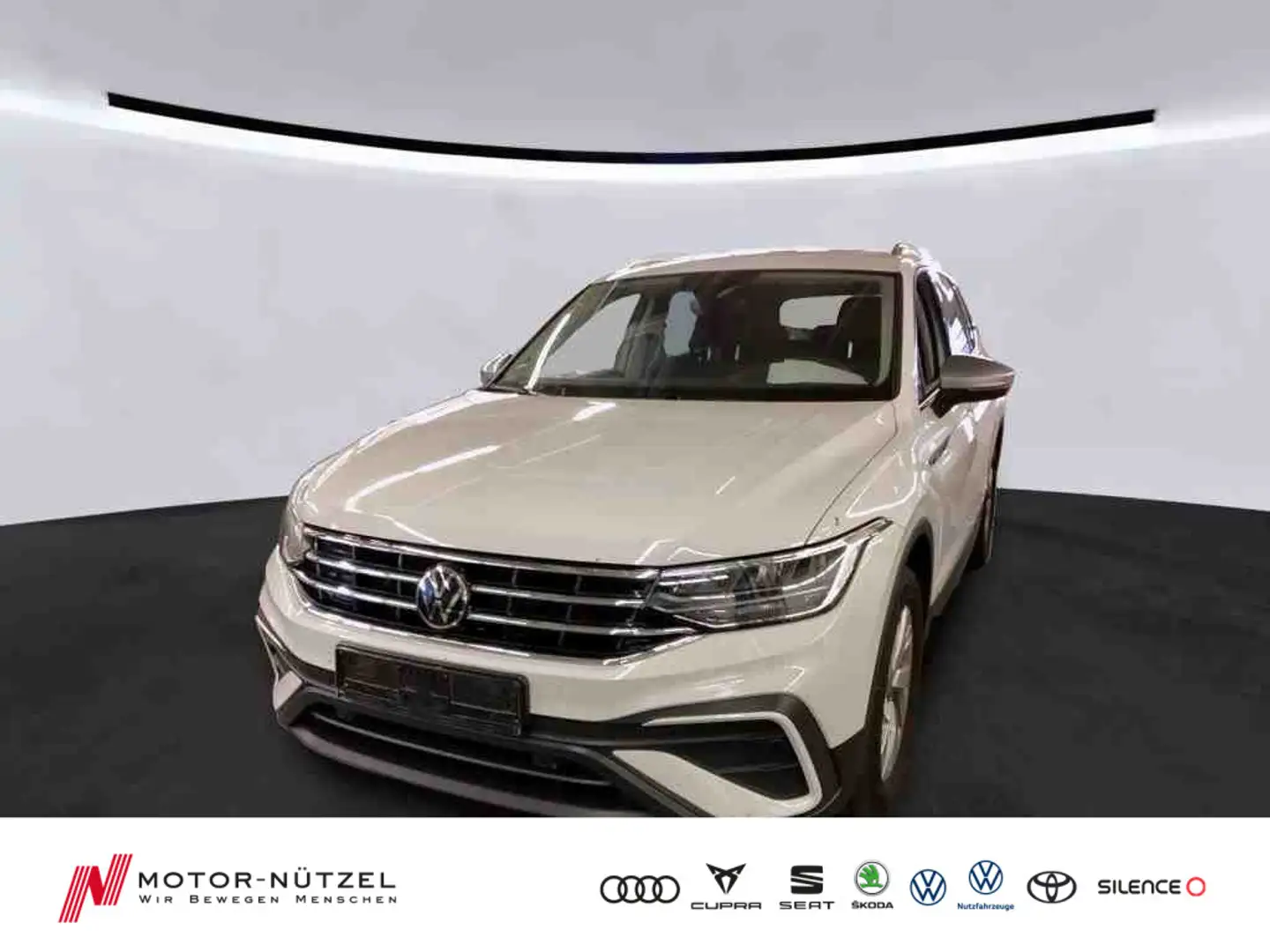 Volkswagen Tiguan Allspace 2.0 TDI DSG LIFE LED+NAV+ACC+AHK Weiß - 1