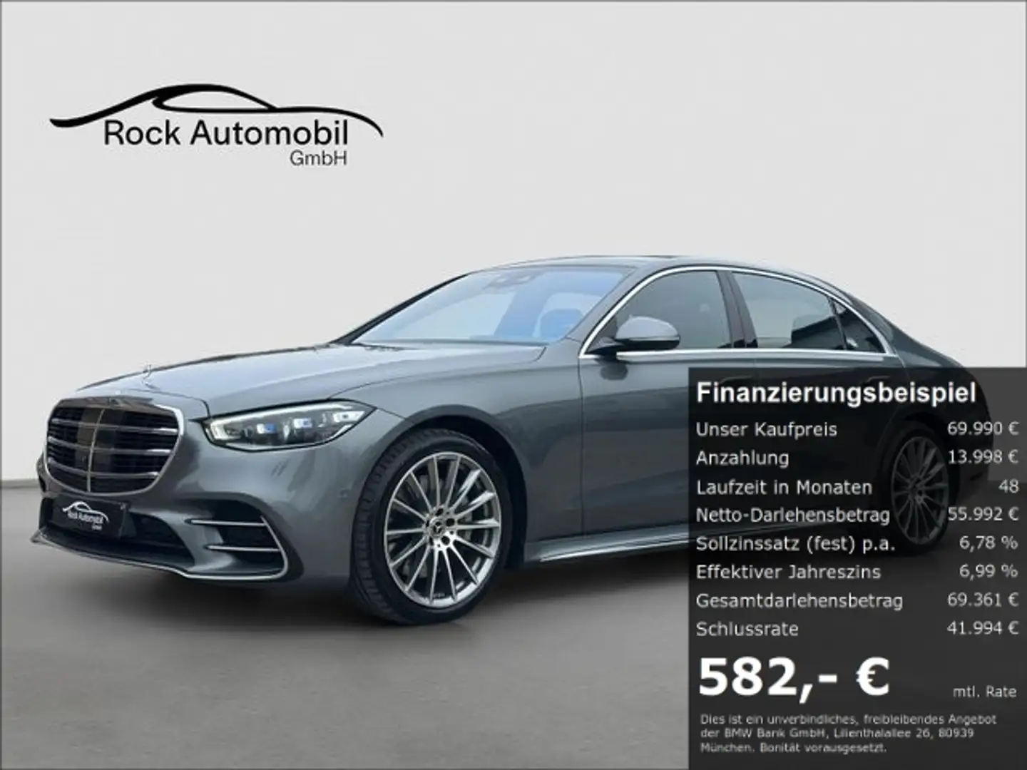 Mercedes-Benz S 580 4M L 9G AMG First Class *Garantie* Grigio - 1