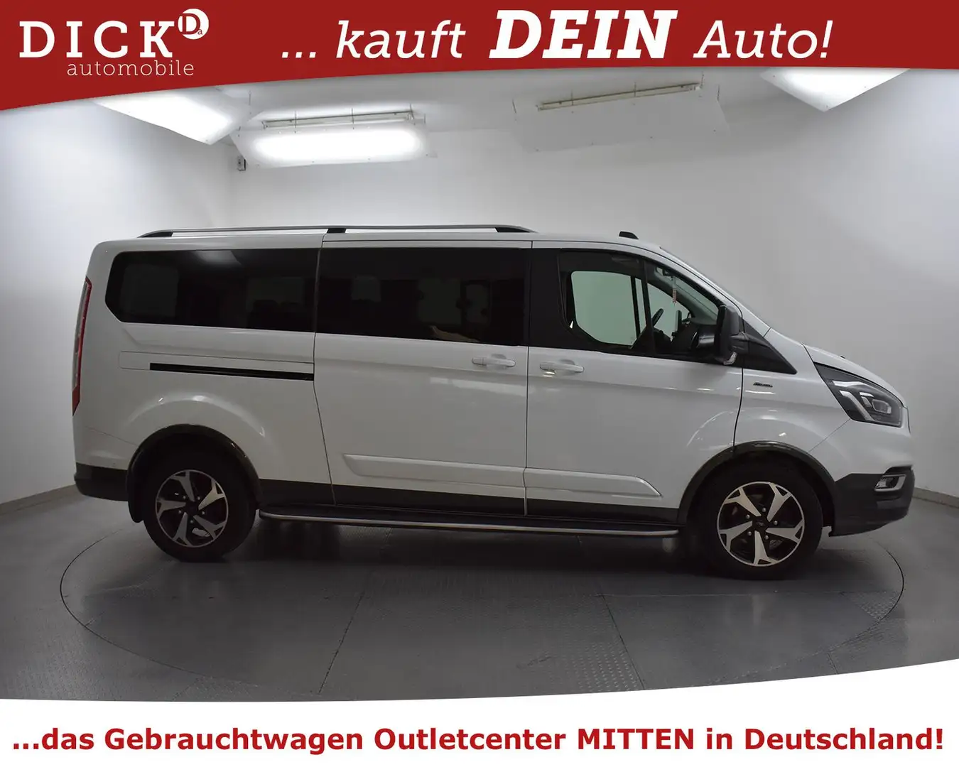 Ford Tourneo Custom Tourneo Cust 2.0d 320 L2 Titan 8SI+LEDER+NAV+XEN Wit - 1