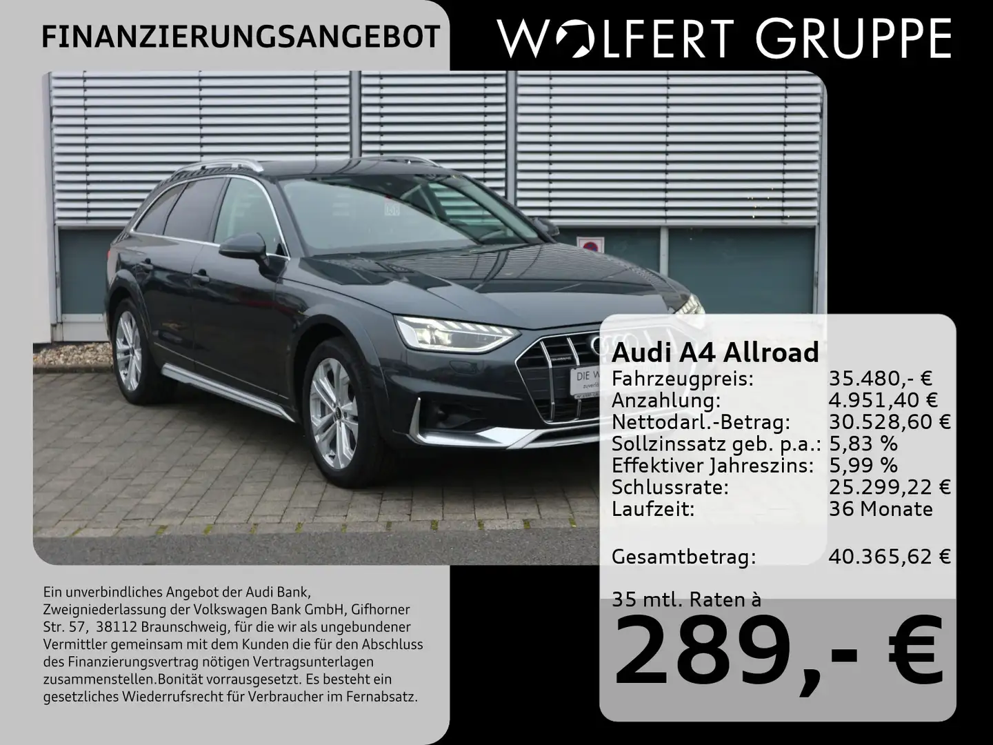 Audi A4 allroad A4 allroad quattro 45 TFSI S tronic AHK*CarPlay Grau - 1
