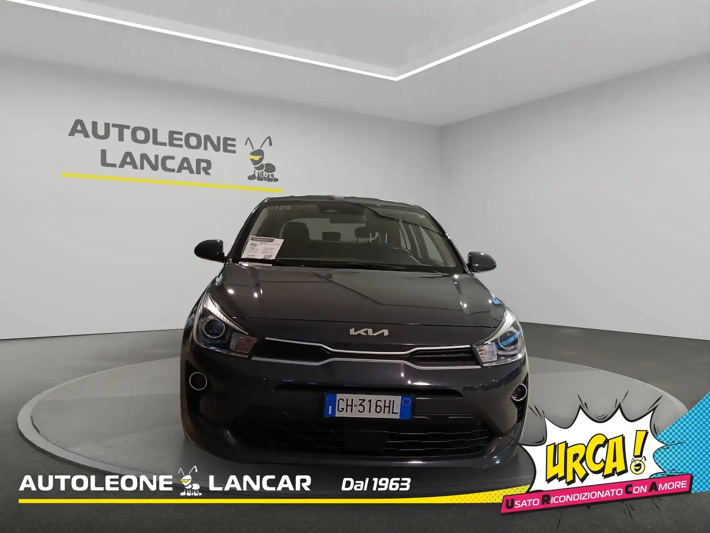 Kia Rio 1.2 Style GPL 82cv 1 PROPRIETARIO Grigio - 2