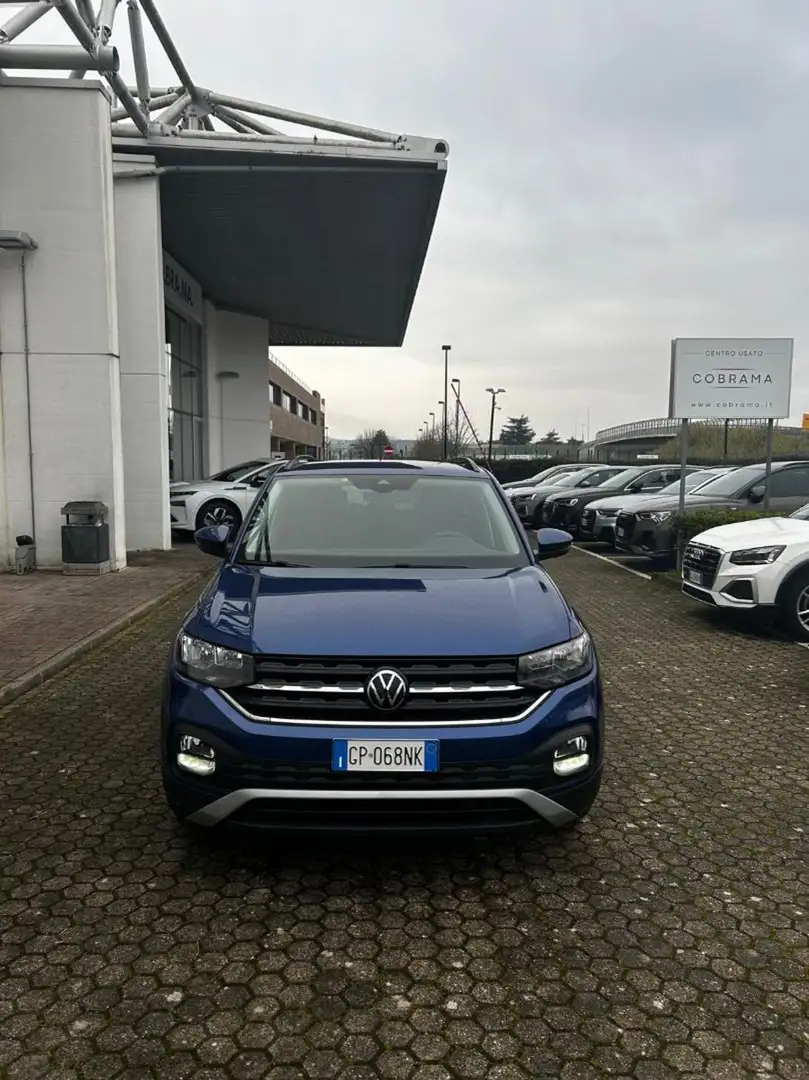 Volkswagen T-Cross 1.0 TSI 110 CV Style NEO PATENTATO Bleu - 1