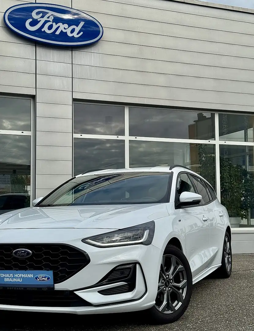 Ford Focus Traveller 1,0 EcoBoost Hybrid ST-Line - 2 Jahre... Weiß - 2