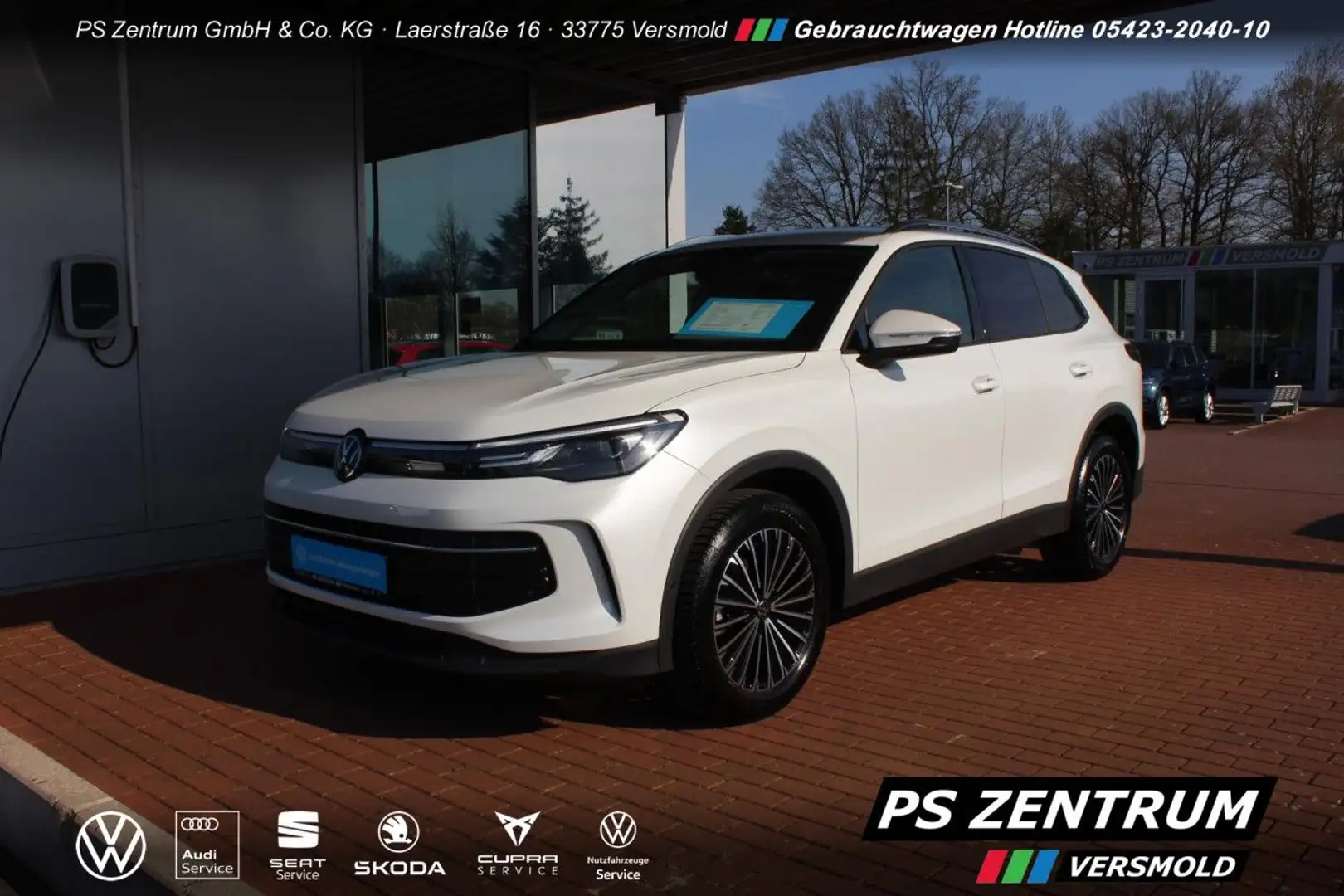Volkswagen Tiguan 1.5 eTSI DSG Life AHK CAM ACC LED Bluetooth Weiß - 2