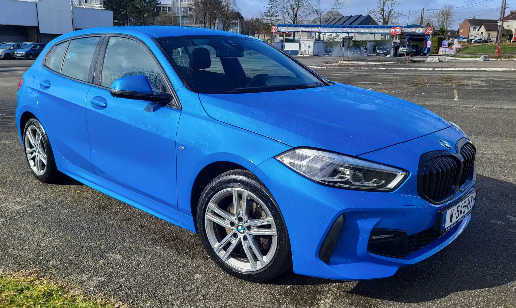 BMW 118 118d 150 ch M Sport Bleu - 1