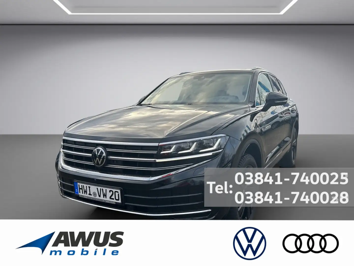 Volkswagen Touareg 3.0 V6 TDI 4MOTION Elegance AHK Schwarz - 1
