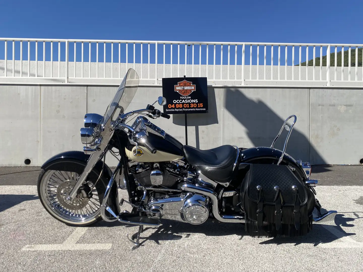 Harley-Davidson Softail Bleu - 2