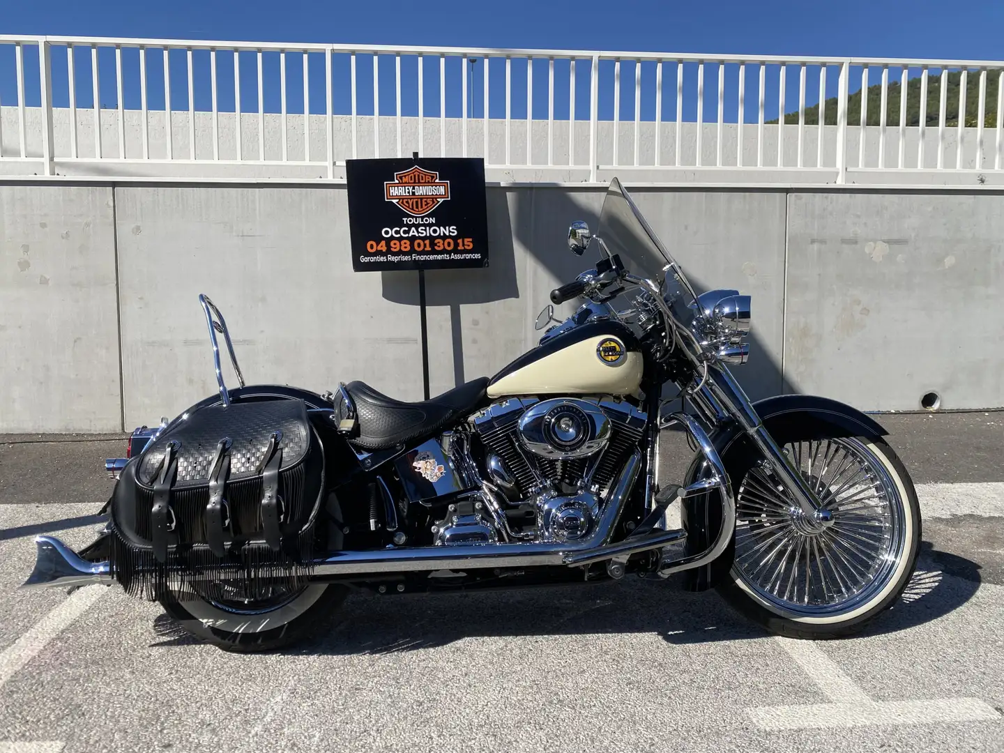 Harley-Davidson Softail Bleu - 1