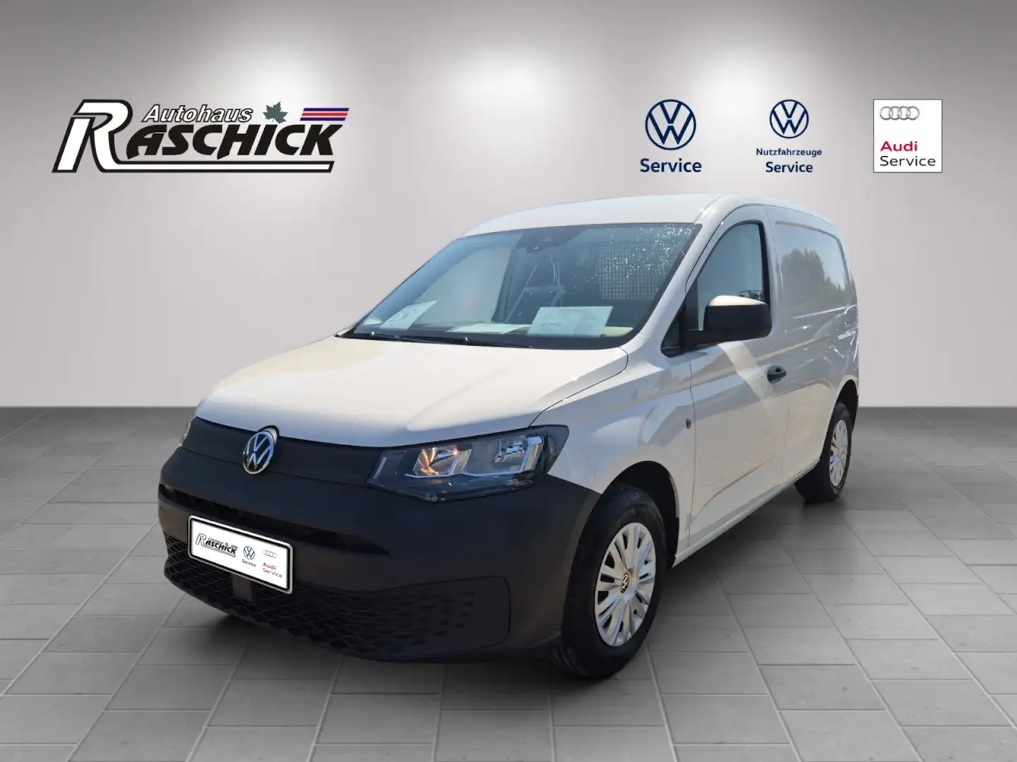 Volkswagen Caddy Cargo 2.0 TDI Einparkhilfe AHK Klima Klima Blanc - 2
