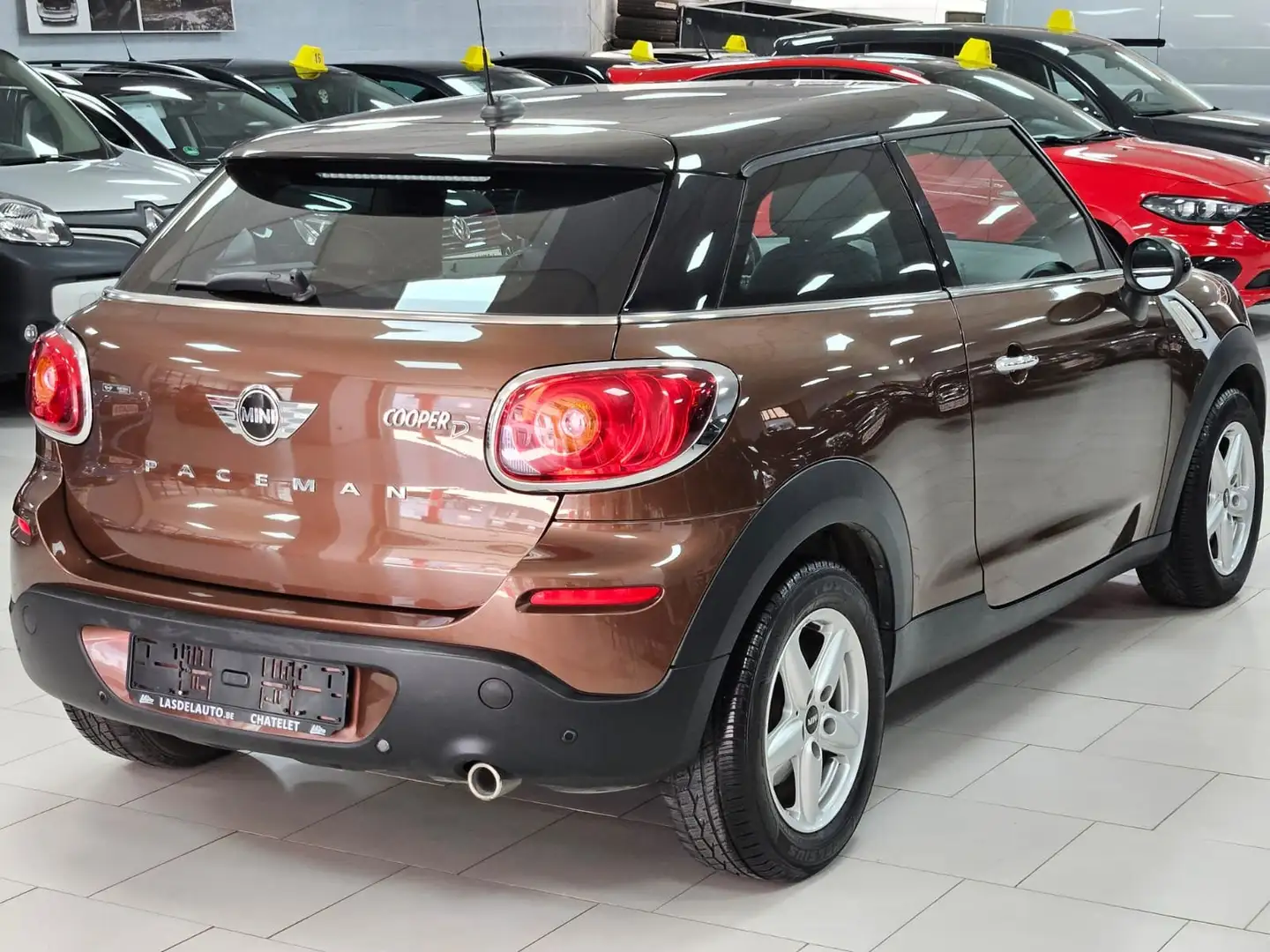 MINI Cooper D Paceman 1.6D Cuir Sensors Clim Cruise Blue Gps Start-Stop Marrone - 2