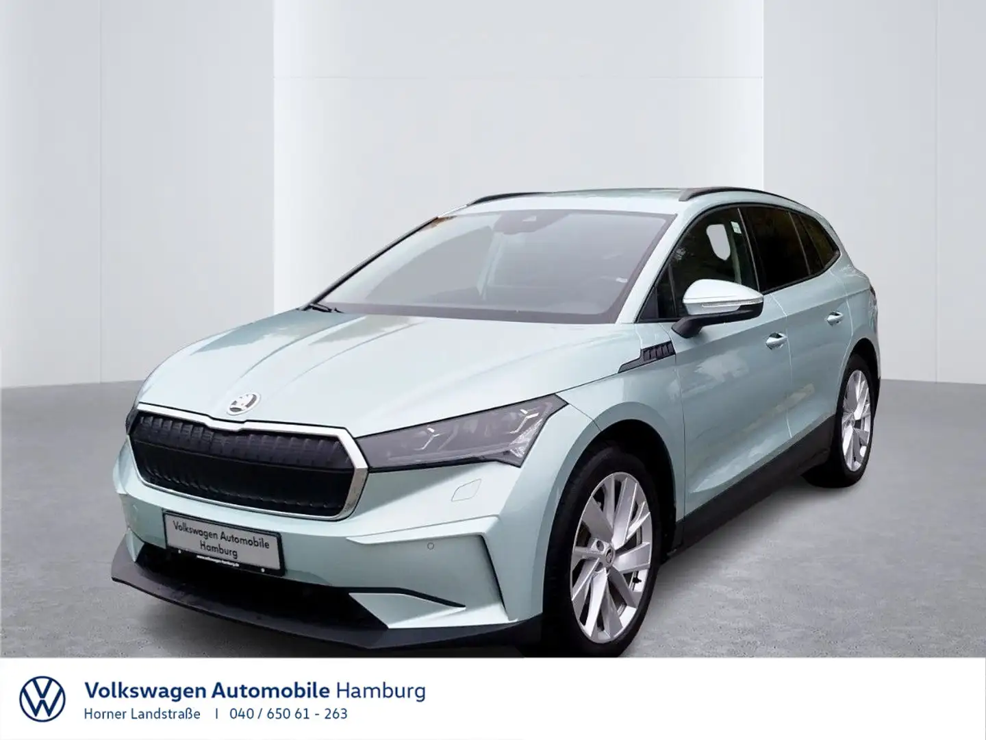 Skoda Enyaq iV 60 ACC Kamera AHK Sitzheizung Navi Silber - 1