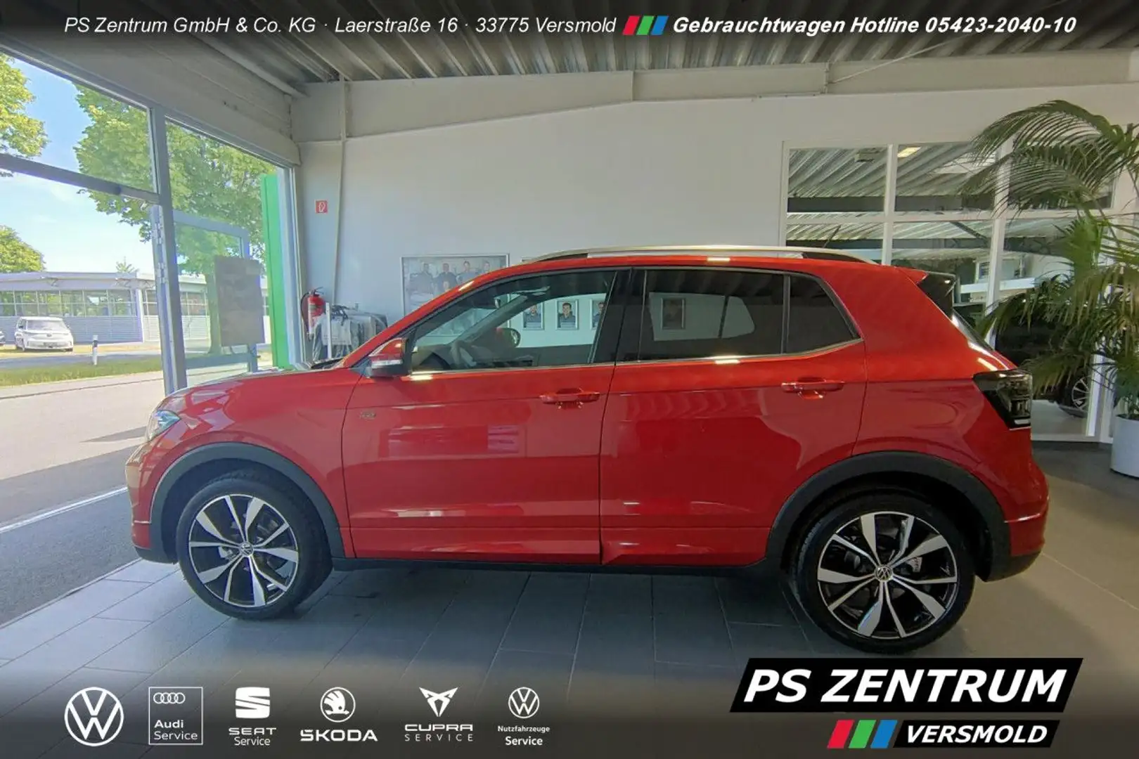 Volkswagen T-Cross R-Line 1.0TSI 18Zoll IQ.DRIVE (UPE 39.835) Rot - 2