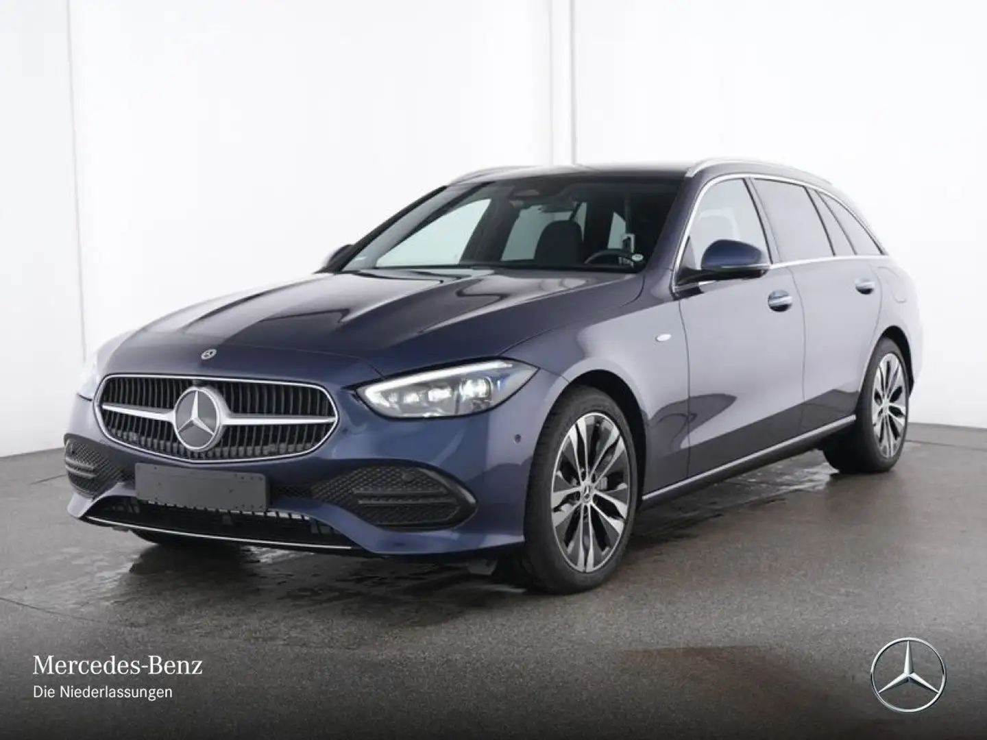 Mercedes-Benz C 300 de T 4M AVANTG+PANO+360+AHK+BURMESTER+TOTW Blau - 2