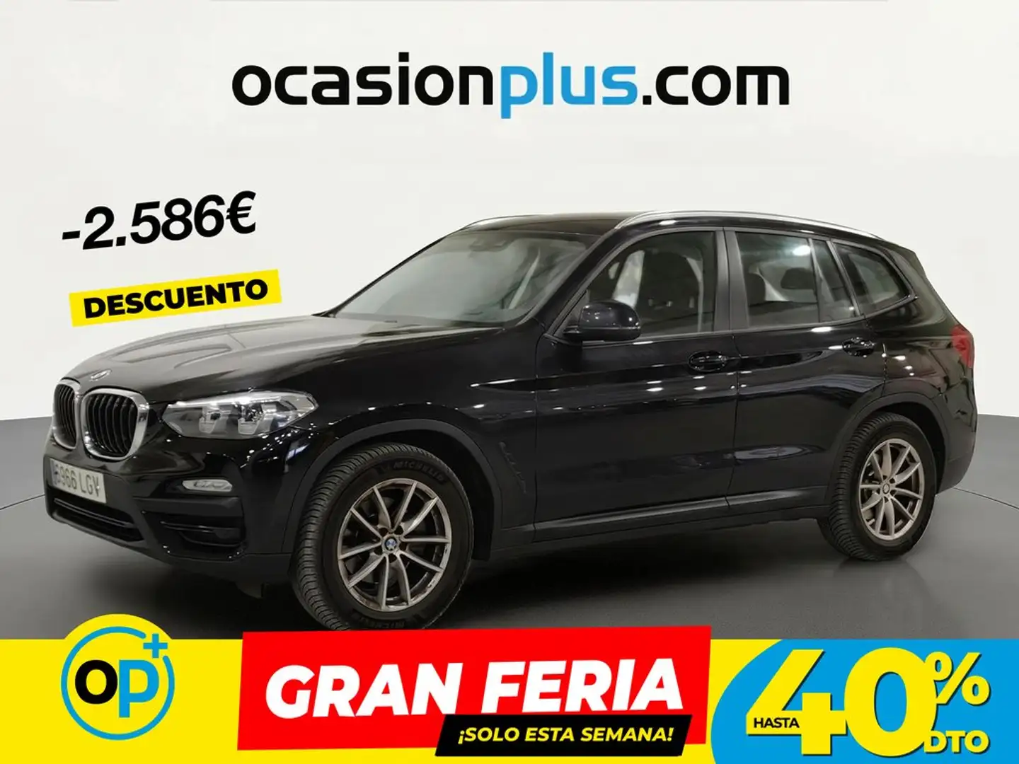 BMW X3 xDrive 20dA Negro - 1