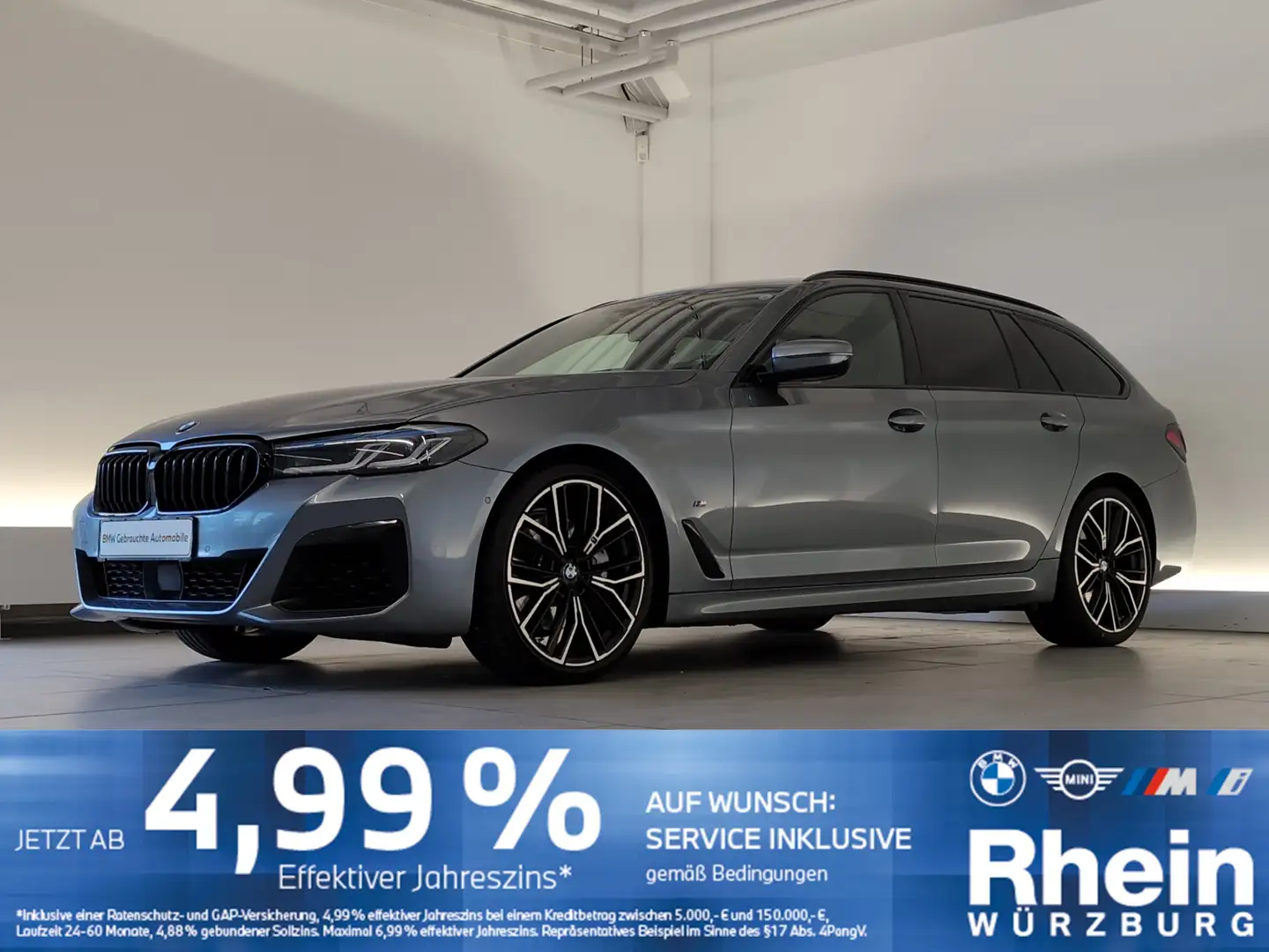 BMW 530 d xDrive Touring M Sportpaket Laser/DAB Blu/Azzurro - 1