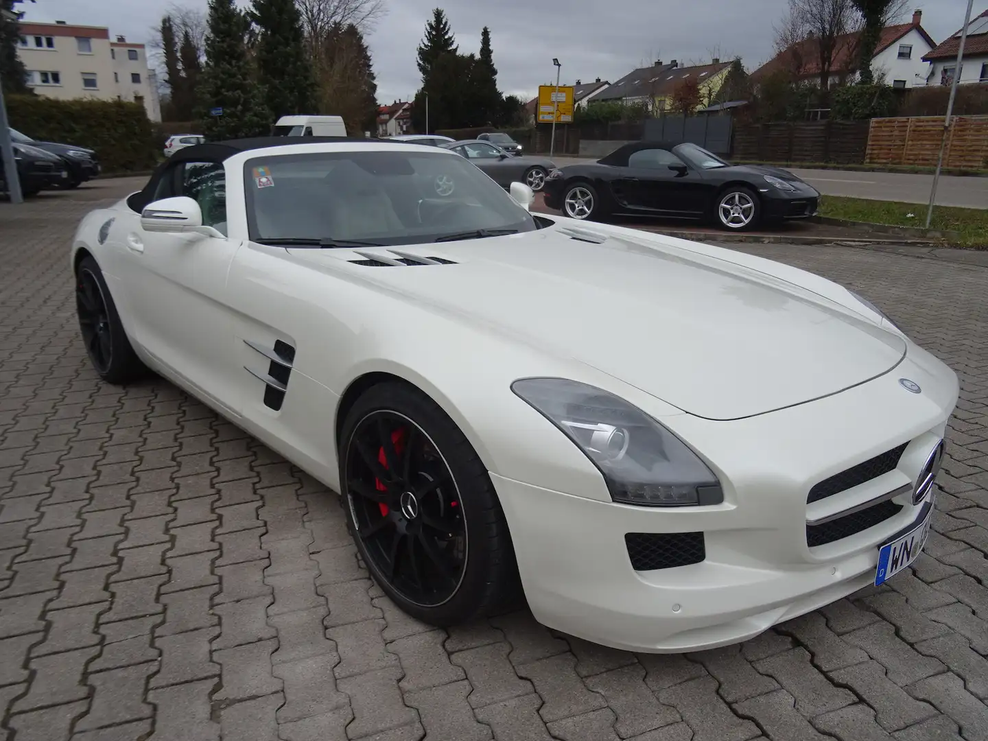 Mercedes-Benz SLS Designo Carbon Bang&Olufsen Voll NP222tsd Weiß - 2