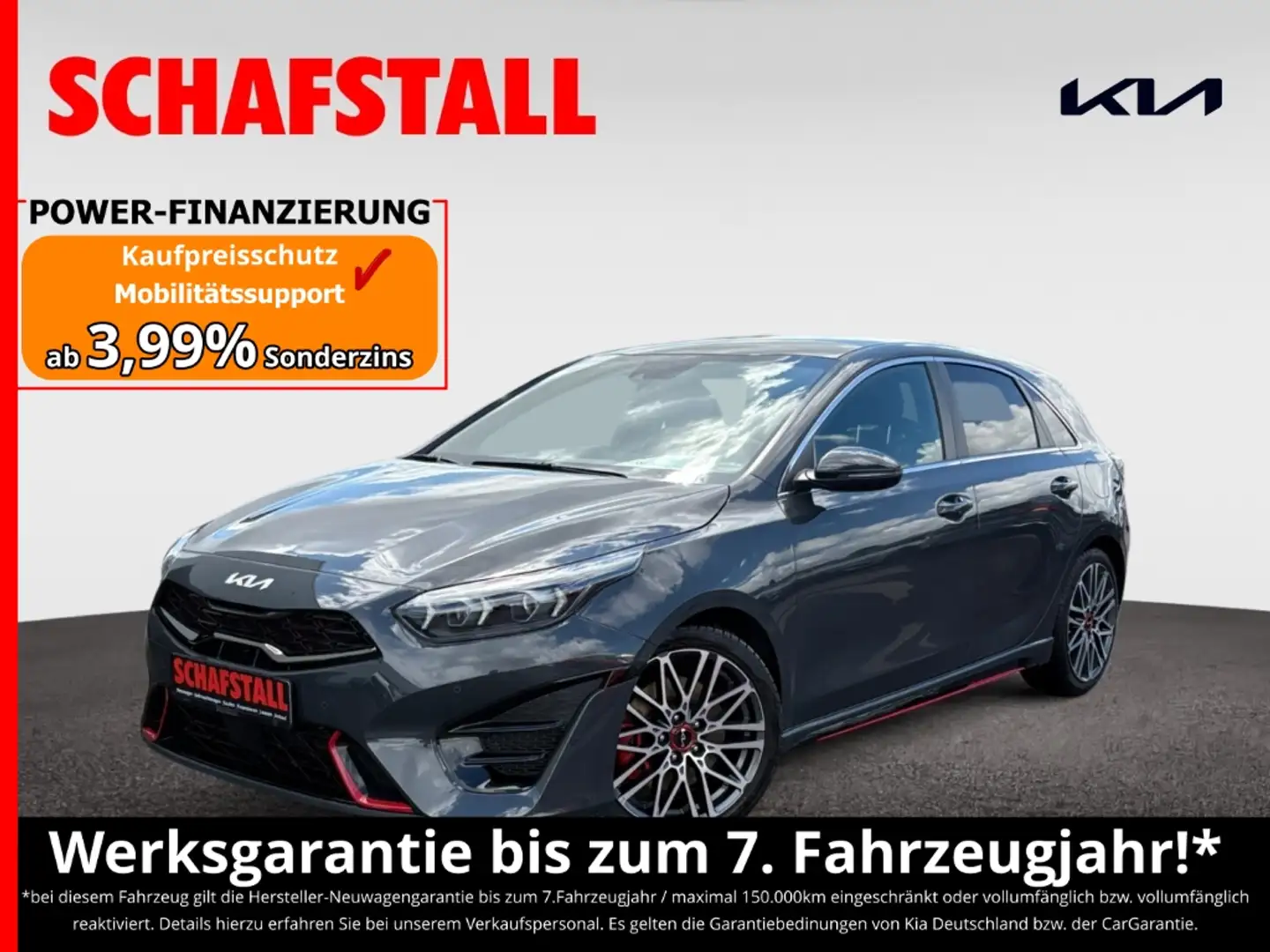 Kia Ceed / cee'd GT 1.6 Automatik wenig KM Navi Tempomat Kamera Sit Grau - 1