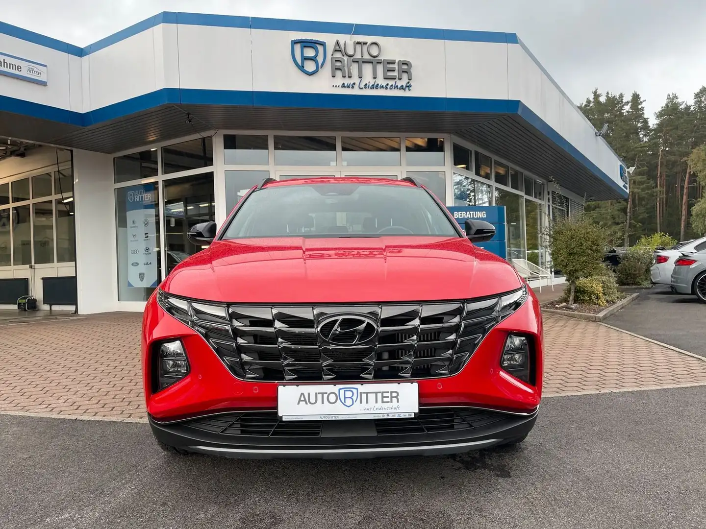 Hyundai TUCSON 1.6 T-GDI Blackline ACC+Lenkradheizung Rouge - 2