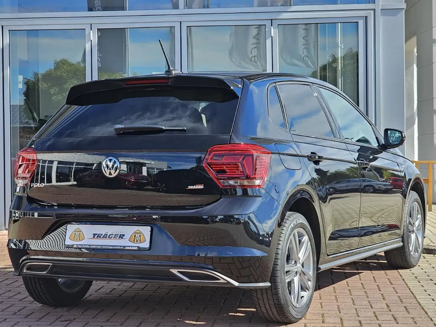 Volkswagen Polo Comfortline R-Line 1.0 TSI 5-G LED,Nav,ACC Schwarz - 2