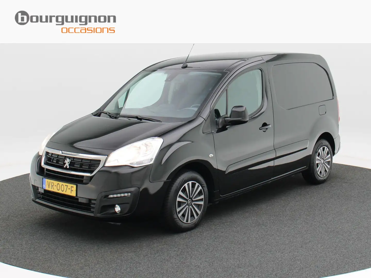 Peugeot Partner 120 1.6 BlueHDi 100 Automaat Première S&S | Airco Zwart - 1