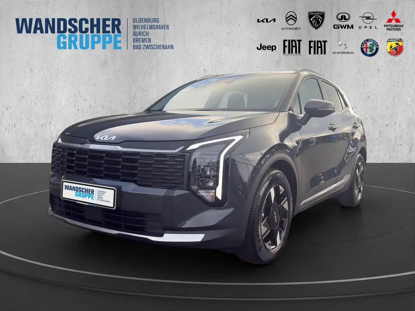 Kia Sportage NQ5 1,6 T-GDI GPF 4X2 *SHZ*TEMPOMAT*LED* Gris - 1